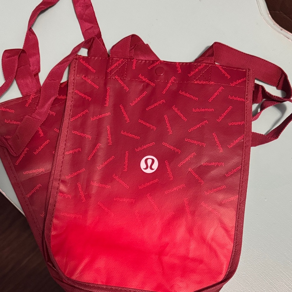 Lululemon Red Tote Bag